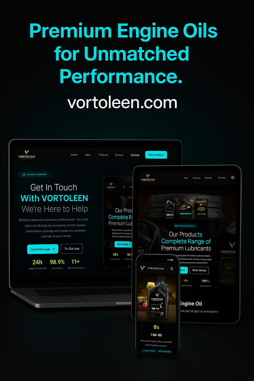 Vortoleen Website - Business Website